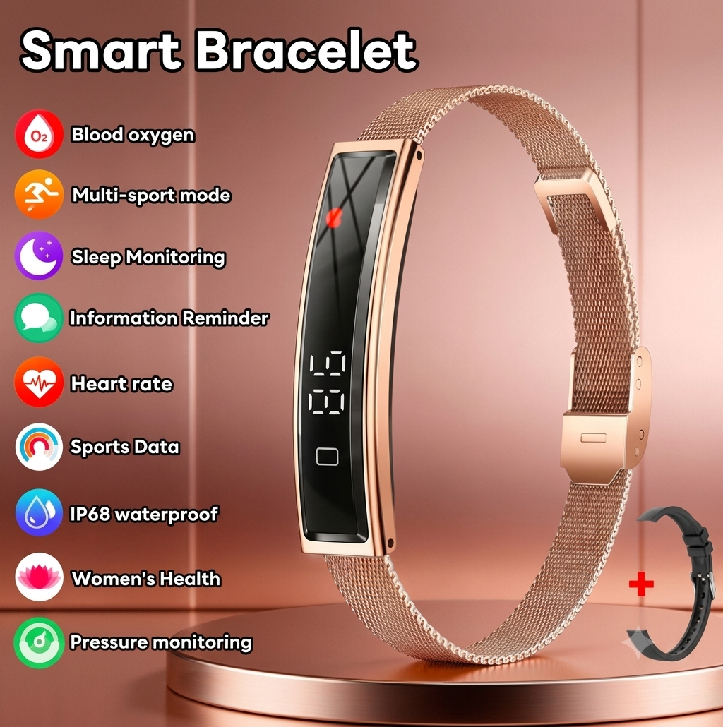 j1 Smart Fitness Bracelet – Track Your Health & Stay Active
