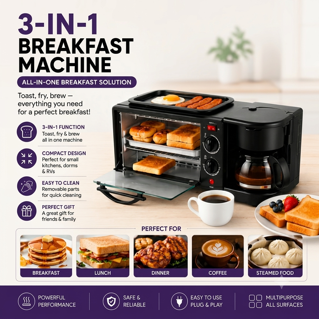 3 in 1 Microwave oven