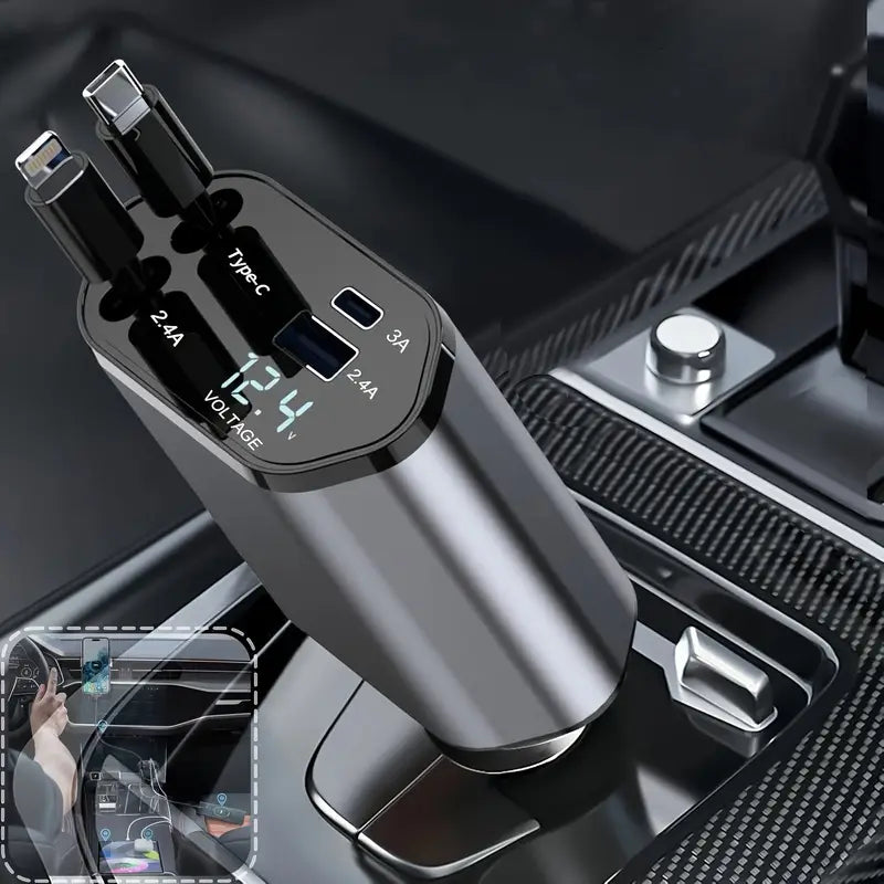 4 in 1 Retractable Charger