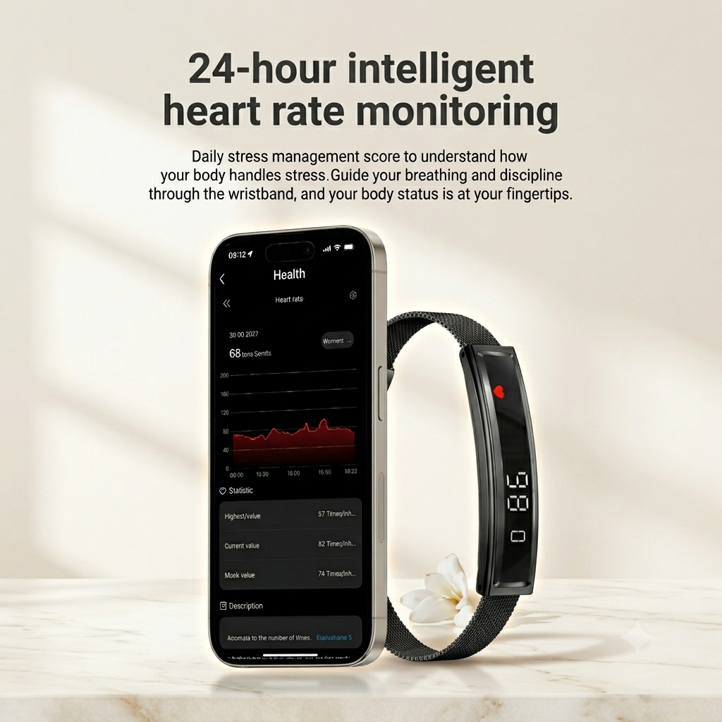 j1 Smart Fitness Bracelet – Track Your Health & Stay Active