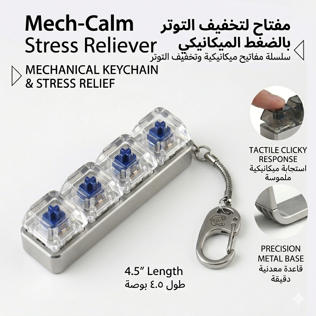 ClickyStress Relief Keychain
